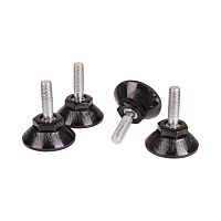 Опоры регулируемые для напольных шкафов стоек TRD без поворотной основы уп-ка 4шт. | код TLK-LT4-NT | TLK