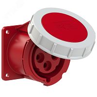 Розетка встраиваемая 32А/440V/3P+E/IP67 контейнерная | код 3242-3v | PCE