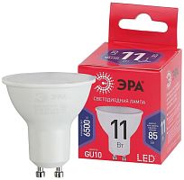 Лампа светодиодная ECO LED MR16-11W-865-GU10 R (диод софит 11Вт холодн. GU10) (10/100/4800) | Код. Б0045346 | ЭРА