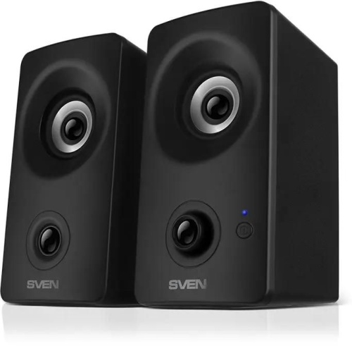 Колонки Sven 405 2.0 черный 8Вт BT беспроводные BT | код 1895393 | SVEN