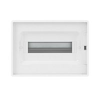 Щиток встраиваемый FRAME 12мод. для полых стен с прозр. дверцей с 2 шинами PEN на 6 и 8 отверст. бел. DKC F12B3WT