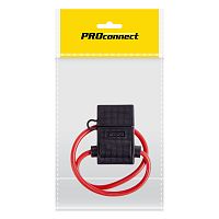 Держатель предохранителя PROconnect, тип вилочный, черный, 1 шт., пакет БОПП | код 16-0421-9 | PROCONNECT