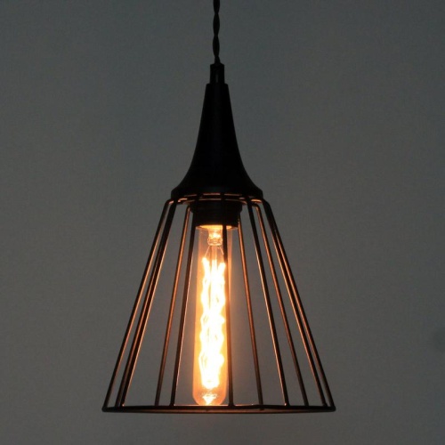 Светильник Форма 211 черн.муар (Плафон Конус) НСБ 01-60-142 Е27 ИУ | код 1005404239 | Элетех фото 4