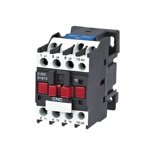 Контактор CJX2-D1810 3P 18A AC220В 1НО | код C000071 | CNC