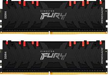 Память DDR4 2x8GB 4600МГц Kingston KF446C19RBAK2/16 Fury Renegade RGB RTL Gaming PC4-36800 CL19 DIMM 288-pin 1.5В kit dual rank с радиатором Ret | код 2001701 | Kingston