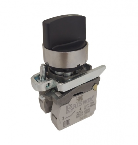 Переключатель Briswik КПЕ 4520 -РС черный IP54 УХЛ2 10А 2но+0нз | код AD-RG-4Ai-0122 | Briswik