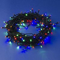 Гирлянда светодиодная, 30м 300 светодиодов ULD-S3000-300/DGA MULTI IP20 Разноцветный свет Провод зеленый | код UL-00007311 | Uniel