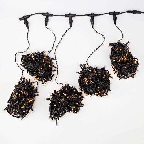 Гирлянда светодиодная "LED ClipLight" 5 нитей х20м 665LED желт. 50Вт 24В IP65 трансф. в компл. Neon-Night 323-501 фото 4