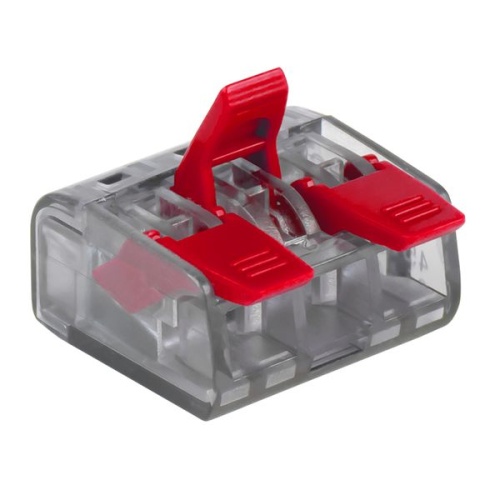 Клемма СМК 221-413 3 отверстия 0,2-4,0 мм2 блистер (5шт,) PROxima | код plc-smk-221-413b | EKF фото 4