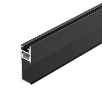 Профиль PLINTUS-H35-F-2000 BLACK (Алюминий) | код 43599 | Arlight