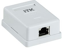 ITK Настенная информационная розетка RJ45 кат.6 FTP 1-порт | код CS2-1C06F-12 | IEK