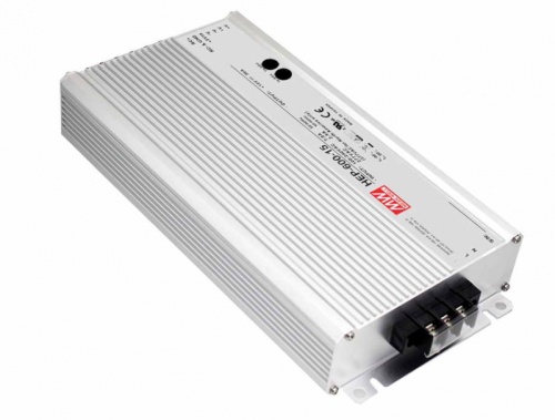 Источник питания AC-DC, 600Вт, ККМ, вход 90…305В AC, 47…63Гц/127…431В DC, выход 36В/16.7А, рег. выхода 30.6…37.8В/8.3…16.7A, изоляция 3000В AC, в кожухе 280х144х48.5мм, -40…+70С | код HEP-600-36 | MeanWell