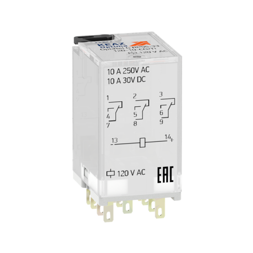 Реле промежуточное OptiRel G RP55-33-24-10-CO | код 281081 | КЭАЗ