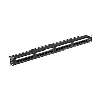 Панель коммутационная с кабельным органайзером 19, 1U, 24 порта, UTP, RJ-45, CAT 5e REXANT PRO | код 02-0031 | REXANT