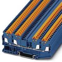 Проходные клеммы QTC 1,5-QUATTRO BU | код 3205080 | PHOENIX CONTACT