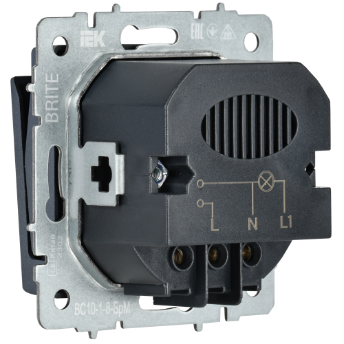 BRITE Выключ. карточный 30А ВС10-1-8-БрМ мар. IEK | код BR-V11-0-10-K35 | IEK фото 2