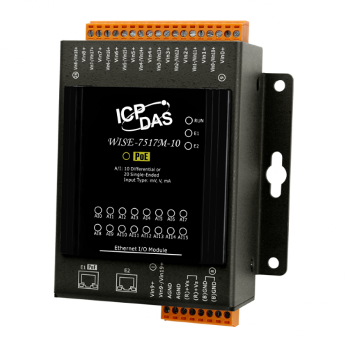 WISE-7517M-10 WISE I/O Module with 10/20-channels AI and 2-port Ethernet Switch | код 00-06115964 | ICP DAS