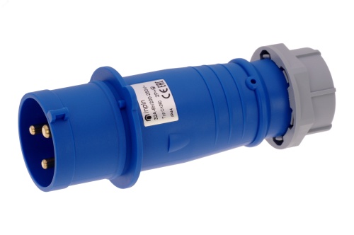 Вилка кабельная 32A/230V/1P+N+E/IP44 | код CA260 | INPIN