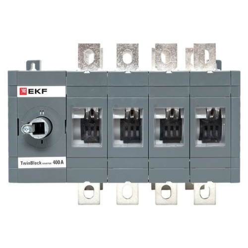 Рубильник 400A 4P реверсивный без рукоятки управления TwinBlock EKF | код tb-s-400-4p-rev | EKF фото 2