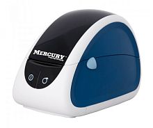 Термопринтер Mertech MPRINT LP80 EVA (для печ.накл.) стационарный белый/синий | код 1471827 | MERTECH