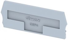 Концевая пластина для клемм, синяя CSP4-BLUE | код 3910850001 | Elmex