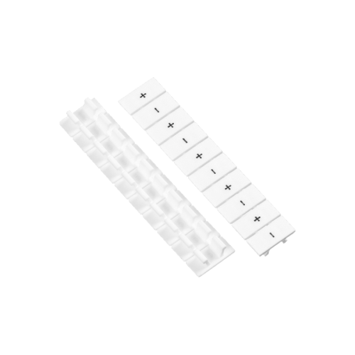 Маркировка клемм push-in DIO, +, - (уп. 120 шт.) MTP-IOML | код 136837 | MEYERTEC