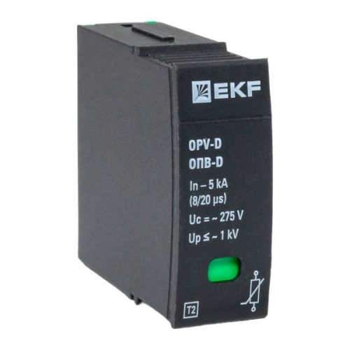 Сменный модуль к ОПВ-D In-5кА 275В с сигнализацией EKF | код opv-d-module | EKF фото 2