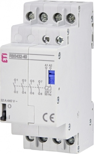 Контактор импульсный RBS 432-40 230V AC 32A (4Н.О.,AC1) | код 002464126 | ETI
