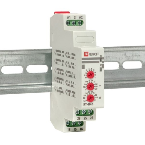 Реле времени (10 устанавл, функц,) RT-10-2 PROxima | код rt-10-2 | EKF фото 3