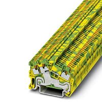 Клемма защитного провода PTS 1,5/S-TWIN-PE | код 3214602 | PHOENIX CONTACT