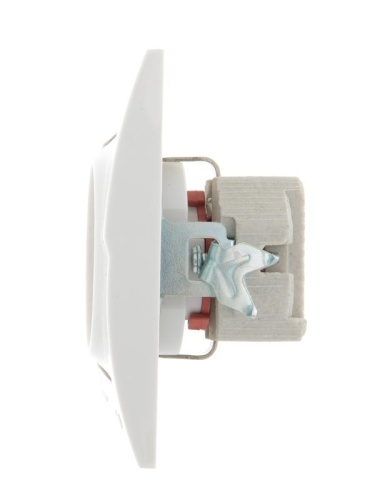 DERIY Розетка с защитой от детей ПБТ белый | код 702-0202-124 | Lezard
