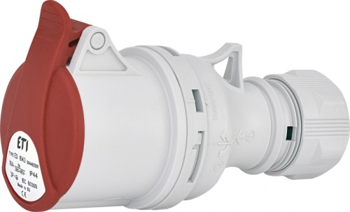 Розетка кабельная ES-1643 IP44 (16A, 400V, 3P+PE) | код 004482001 | ETI