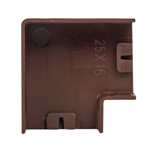 Поворот 90 гр, (25х16) (4 шт) темное дерево-Plast | код abd-25-16x4 | EKF фото 4