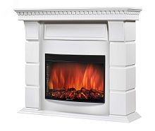 Портал для камина Elegante 25 шпон белый | код Elegante 25 W | Firelight