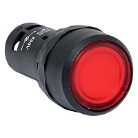 Кнопка SW2C-10D с подсветкой красная NO PROxima | код sw2c-md-r | EKF