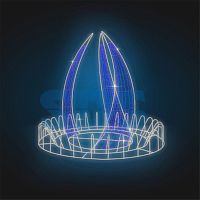 Декоративный фонтан Пламя 200 см | код 501-444 | NEON-NIGHT