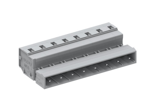 475410 Вилка каб., MCS, горизонт.,шаг 7.5мм, 10 конт., сер., шт | код 475410 | SUPU