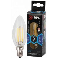 Лампа светодиодная филаментная F-LED B35-9W-840-E14 9Вт B35 свеча 4000К нейтр. бел. E14 | Код. Б0046995 | ЭРА