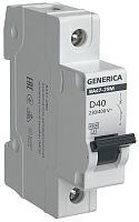 Авт. выкл. ВА47-29М 1P 40А 4,5кА D GENERICA | код MVA21-1-040-D-G | GENERICA by IEK