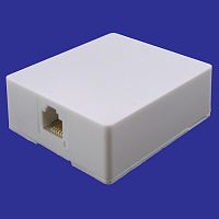 Разъём RJ RUICHI TJC-6P6C, 1 гнездо | код 72070 | Ruichi