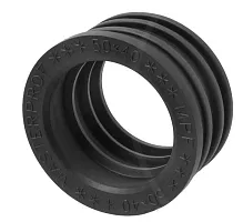 Манжета для канализации черная ТЭП 50х40 удлин. | код ИС.131815 | MasterProf