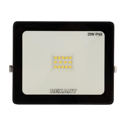 Прожектор светодиодный 20Вт 200-260В IP65 1600лм 6500К хол. бел. Rexant 605-002 фото 3
