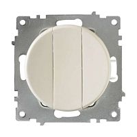Механизм выключателя 3-кл. СП Florence 10А IP20 беж. 1E31901301 OneKeyElectro 2172803