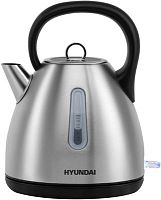 Чайник электрический Hyundai HYK-S3602 1.7л. 2000Вт серебристый/черный (корпус: нержавеющая сталь) | код 1502888 | HYUNDAI