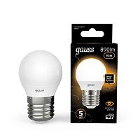 Лампа светодиодная Black Globe E27 9.5Вт 3000К | Код. 105102110 | Gauss
