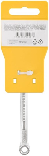 Ключ комбинированный усиленный ''Модерн'' 6 мм | код 63206 | FIT фото 4