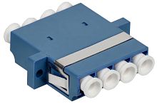 ITK Адаптер оптический проходной LC-Quad OS2 UPC | код FC-LCQ-UPC-09 | ITK by IEK