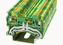 DS1.5-PE-01P-1C-00Z(H), Клемма PUSH-IN, 1.5 мм.кв., PE | код 11040000018 | DEGSON
