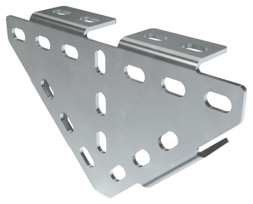 Косынка монтажная c отгибом под 90град EZ IEK | код CKS10-TCO-90-EZ | IEK