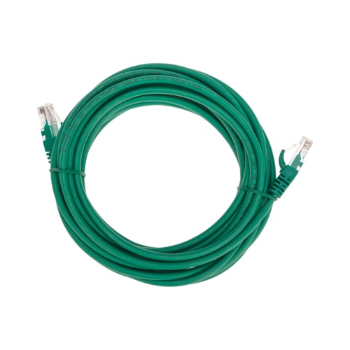 Патч-корд U/UTP, CAT 5e, RJ45-RJ45, 26AWG, LSZH, зеленый, 5м REXANT | код 02-0106-5 | REXANT